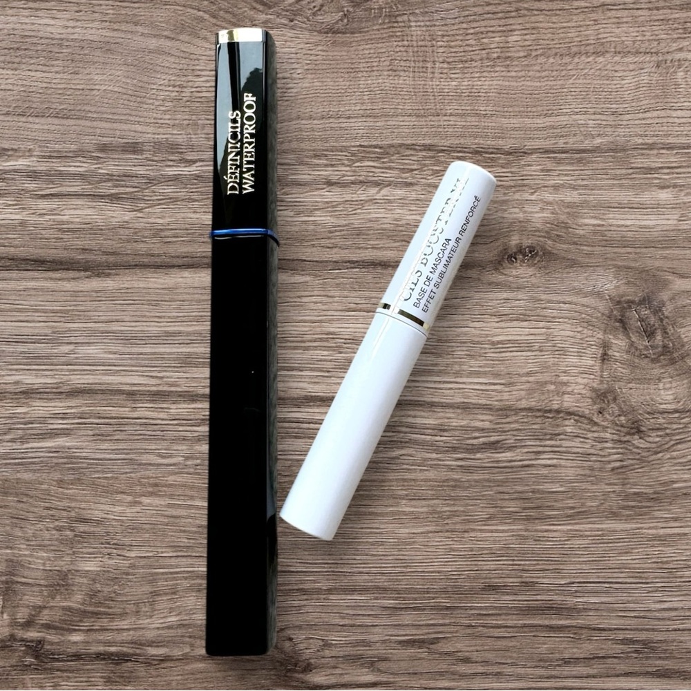 💦NEW Lancôme Definicils WATERPROOF Mascara Black & Cils Booster XL Base 2Pc Set